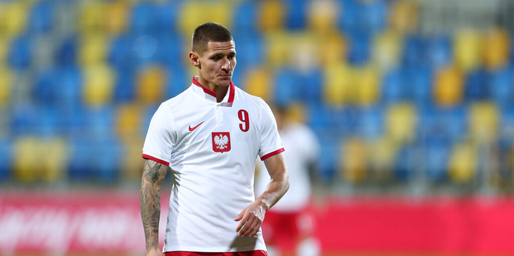 2020.10.13 Gdynia
Pilka Nozna Mecz Eliminacyjny U-21 Polska - Bulgaria
N/z Patryk Klimala
Foto Piotr Matusewicz / PressFocus

2020.10.13 Gdynia
Football European Under-21 Championship 2021 Qualifying Round Poland - Bulgaria
Patryk Klimala
Credit: Piotr Matusewicz / PressFocus