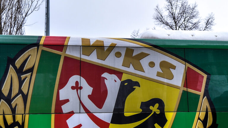 2021.04.23 Czestochowa
Pilka nozna PKO Ekstraklasa sezon 2020/2021
Rakow Czestochowa - Slask Wroclaw 
N/z Slask Wroclaw herb
Foto Rafal Rusek / PressFocus

2021.04.23 Czestochowa
Football Polish PKO Ekstraklasa season 2020/2021
Rakow Czestochowa - Slask Wroclaw 
Slask Wroclaw herb
Credit: Rafal Rusek / PressFocus