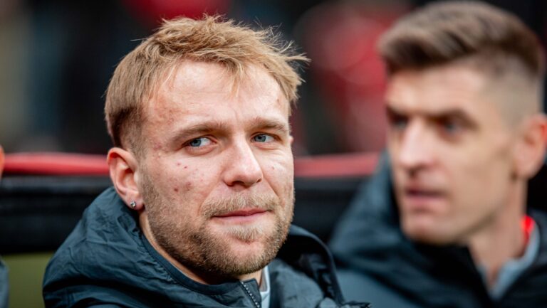 2024.11.18 Warszawa
pilka nozna UEFA Liga Narodow
Polska - Szkocja
N/z Tymoteusz Puchacz
Foto Mateusz Porzucek PressFocus

2024.11.18 Warszawa
Football - UEFA Nations League Warsaw Poland Scotland
Polska - Szkocja
Tymoteusz Puchacz
Credit: Mateusz Porzucek PressFocus