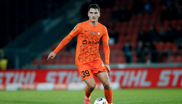 2025.11.03 Krakow
Pilka nozna PKO Ekstraklasa sezon 2025/2026
Cracovia Krakow - KGHM Zaglebie Lubin
N/z Filip Kocaba
Foto Tomasz Folta / PressFocus

2025.11.03 Krakow
Football PKO Ekstraklasa season 2025/2026
Cracovia Krakow - KGHM Zaglebie Lubin
Filip Kocaba
Credit: Tomasz Folta / PressFocus