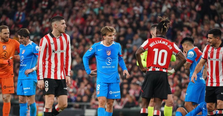 Spanish La Liga EA Sports soccer match Athletic Club vs Atletico de Madrid at San Mames stadium in Bilbao, Spain. 06 December 2025

(Photo by Cordon Press/Sipa USA)
2025.12.06 Bilbao
pilka nozna liga hiszpanska
Athletic Bilbao - Atletico Madryt
Foto Cordon Press/SIPA USA/PressFocus

!!! POLAND ONLY !!!