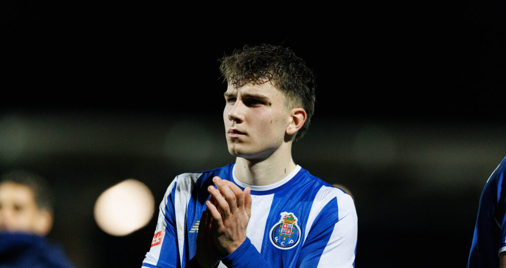 Oskar Pietuszewski seen during Liga Portugal game between Casa Pia AC and FC Porto Maciej Rogowski/ Ball Raw Images Rio Maior Estadio Municipal Rio Maior Portugal Copyright: xMaciejxRogowskix maciejrogowski_casapia_fcporto_2526-1158
2026.02.02 Rio Maior
pilka nozna , liga portugalska
Casa Pia AC - FC Porto
Foto IMAGO/PressFocus

!!! POLAND ONLY !!!