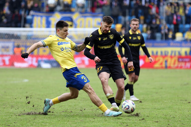 2026.02.22 Gdynia Pilka nozna PKO BP Ekstraklasa sezon 2025/2026 Arka Gdynia - GKS Katowice N/z Nazarij Rusyn Bartosz Nowak Foto Piotr Matusewicz / PressFocus

2026.02.22 Gdynia
Football Polish PKO BP Ekstraklasa season 2025/2026 
Arka Gdynia - GKS Katowice 
Nazarij Rusyn Bartosz Nowak 
Credit: Piotr Matusewicz / PressFocus