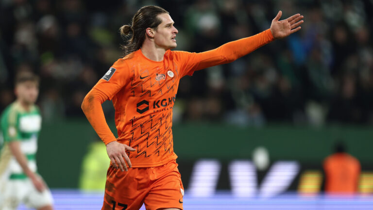 2026.02.23 Gdansk Pilka nozna PKO BP Ekstraklasa sezon 2025/2026 Lechia Gdansk - Zaglebie Lubin N/z Levente Szabo Foto Piotr Matusewicz / PressFocus

2026.02.23 Gdansk
Football Polish PKO BP Ekstraklasa season 2025/2026 
Lechia Gdansk - Zaglebie Lubin 
Levente Szabo 
Credit: Piotr Matusewicz / PressFocus