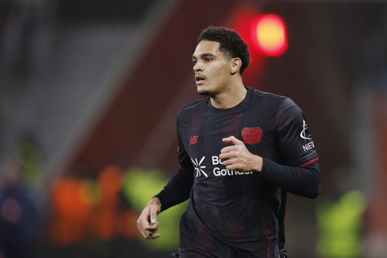 2/24/2026 - LEVERKUSEN – Jarell Quansah of Bayer 04 Leverkusen during the UEFA Champions League match between Bayer 04 Leverkusen and Olympiakos Piraeus at the BayArena on February 24, 2026, in Leverkusen, Germany. BART STOUTJESDIJK / ANP /ANP/Sipa USA
2026.02.24 Leverkusen
pilka nozna liga mistrzow
Bayer 04 Leverkusen - Olympiakos Pireus

Foto ANP/SIPA USA/PressFocus

!!! POLAND ONLY !!!