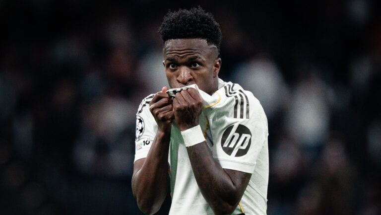 Real Madrid CF v SL Benfica - UEFA Champions League MADRID, SPAIN, FEBRUARY 26: Vinicius Junior of Real Madrid CF of Real Madrid CF celebrating after scoring his goal during the UEFA Champions League 2025 2026 knockout play-off second leg match match between Real Madrid CF and SL Benfica at Estadio Santiago Bernabeu on February 26, 2026 in Madrid, Spain. Madrid Estadio Santiago Bernabeu Madrid Spain Copyright: xAlexxPerezx POSTRealMadridSLBenfica26FEB803
2026.02.25 Madryt
pilka nozna , liga mistrzow
Real Madryt - Benfica Lizbona
Foto IMAGO/PressFocus

!!! POLAND ONLY !!!