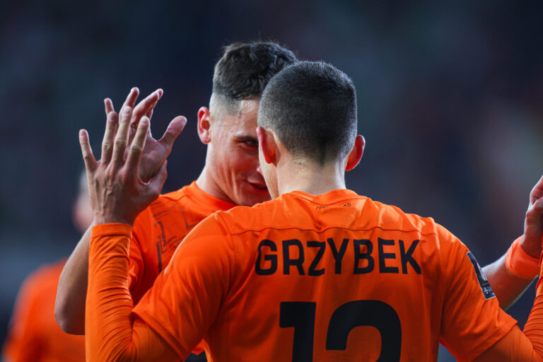 2026.03.02 Lubin
pilka nozna PKO Ekstraklasa sezon 2025/2026
KGHM Zaglebie Lubin - Wisla Plock
N/z bramka gol radosc na 1-0 Mateusz Grzybek
Foto Pawel Andrachiewicz / PressFocus

2026.03.02 Lubin
Football - Polish PKO Ekstraklasa season 2025/2026
KGHM Zaglebie Lubin - Wisla Plock
bramka gol radosc na 1-0 Mateusz Grzybek
Credit: Pawel Andrachiewicz / PressFocus