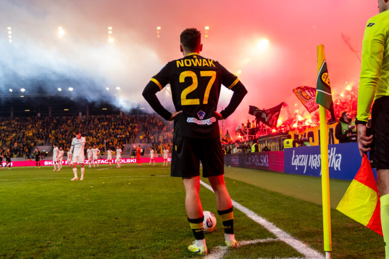 2026.03.03 Katowice
pilka nozna Puchar Polski Sezon 2025/2026
GKS Katowice - Widzew Lodz
N/z Bartosz Nowak GKS Katowice kibice race oprawa
Foto Gleb Soboliev / PressFocus

2026.03.03 Katowice
Football Polish Cup 2025/2026 
GKS Katowice - Widzew Lodz
Bartosz Nowak GKS Katowice kibice race oprawa
Credit: Gleb Soboliev / PressFocus