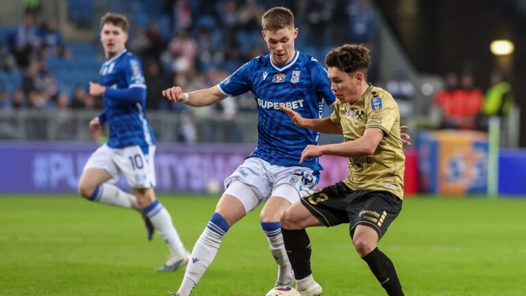 2026.03.04 Poznan
Pilka nozna 1/4 finału STS Puchar Polski sezon 2025/2026
Lech Poznan - Gornik Zabrze
N/z Gisli Thordarson Maksym Khlan
Foto Pawel Jaskolka / PressFocus

2026.03.04 Poznan
Football 1/4 Polish National Cup season 2025/2026
Lech Poznan - Gornik Zabrze
Credit: Pawel Jaskolka / PressFocus