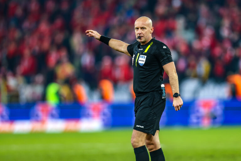 2026.03.07 Lodz Pilka Nozna PKO BP Ekstraklasa Sezon 2025/2026 Widzew Lodz - Lech Poznan Nz Szymon Marciniak Foto:Artur Kraszewski / PressFocus

2026.03.07 Lodz Football PKO BP Ekstraklasa  2025/2026 Widzew Lodz - Lech Poznan Szymon Marciniak Credit:Artur Kraszewski / PressFocus