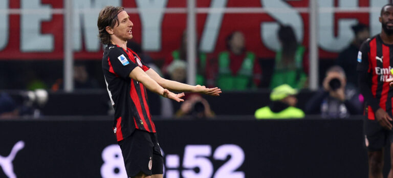 Ac Milan - FC Internazionale Luka Modric of Ac Milan gestures during the Serie A match beetween Ac Milan and FC Internazionale at Stadio Giuseppe Meazza on March 8 2026 in Milano, Italy . Milano Stadio Giuseppe Meazza Italy Copyright: xMarcoxCanonierox
2026.03.08 Mediolan
pilka nozna , liga wloska
AC Milan - Inter Mediolan
Foto IMAGO/PressFocus

!!! POLAND ONLY !!!