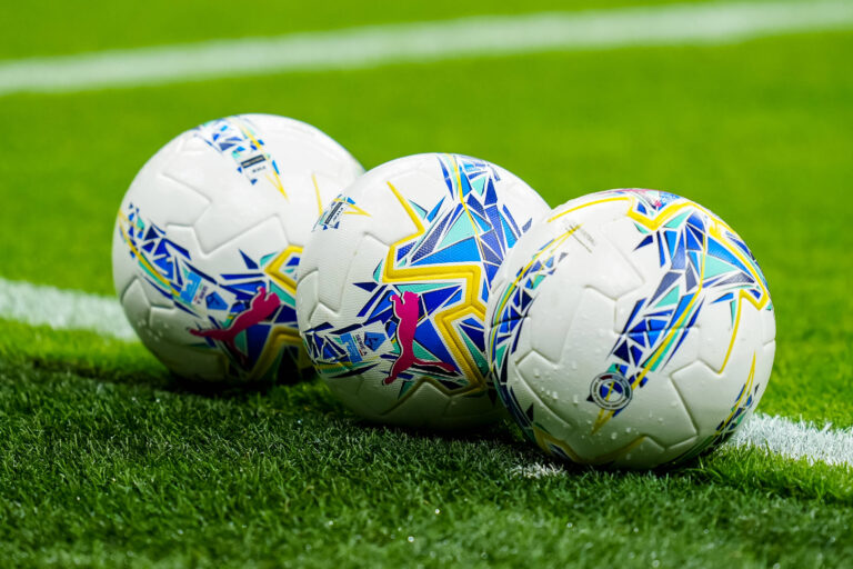 AC Milan v FC Internazionale - Serie A Enilive Official Puma Serie A match balls during the serie Serie A Enilive match between AC Milan and FC Internazionale at Stadio Giuseppe Meazza on March 8, 2026 in Milan, Italy Milan Stadio Giuseppe Meazza Milan Italy Copyright: xGiuseppexMaffiax 260308_SerieA_Milan-Inter_GM_05058
2026.03.08 Mediolan
pilka nozna , liga wloska
AC Milan - Inter Mediolan
Foto IMAGO/PressFocus

!!! POLAND ONLY !!!