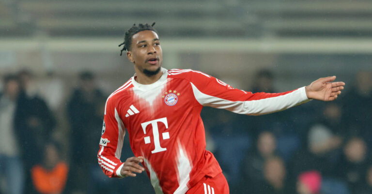 MICHAEL OLISE, Bayern Monaco, Champions League, 2025-26, Atalanta vs Bayern Munchen 1-6, 10-03-2026, Esultanza, Celebration, Jubel CHAMPIONS LEAGUE 2025-26 ATALANTA-BAYERN MONACO 1-6
2026.03.10 Bergamo
pilka nozna , liga mistrzow
Atalanta Bergamo - Bayern Monachium
Foto IMAGO/PressFocus

!!! POLAND ONLY !!!