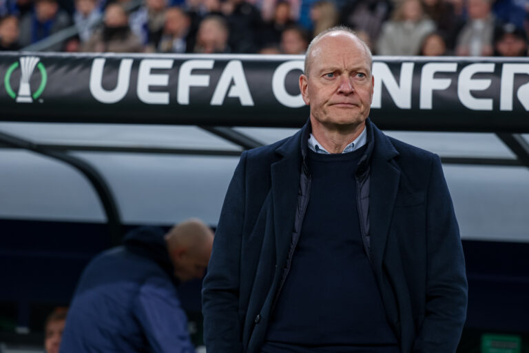 2026.03.12 Poznan
Pilka nozna UEFA Liga Konferencji Faza Play-off 1/8 finalu
Lech Poznan - Szachtar Donieck
N/z Trener Lecha Niels Frederiksen
Foto Pawel Jaskolka / PressFocus

2026.03.12 Poznan
Football UEFA Conference League Lech Poznan - FC Shakhtar Donetsk
Credit: Pawel Jaskolka / PressFocus