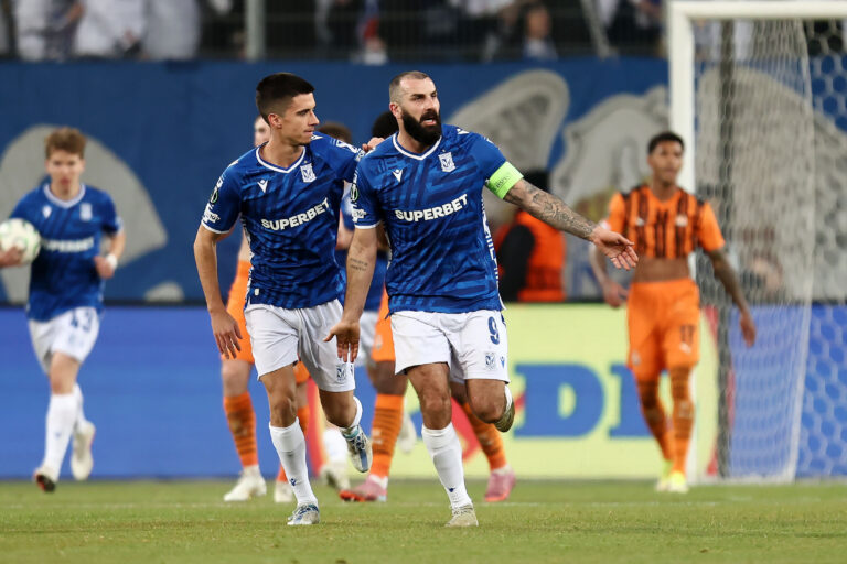 2026.03.12 Poznan Pilka nozna 1/8 finalu Ligi Konferencji Europy  Lech Poznan - Szachtar Donieck N/z Mikael Ishak gol bramka radosc Foto Piotr Matusewicz / PressFocus

2026.03.12 Poznan
Football UEFA Conference League
Lech Poznan - Shakhtar Donetsk
Mikael Ishak gol bramka radosc 
Credit: Piotr Matusewicz / PressFocus