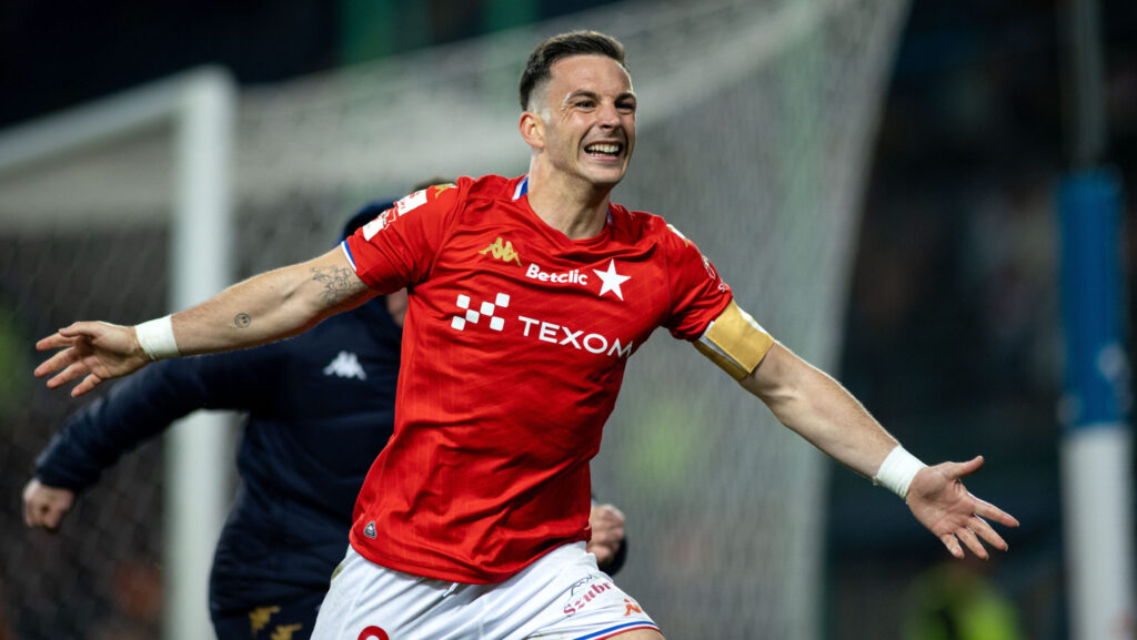 2026.03.13 Krakow
pilka nozna Betclic 1 Liga Sezon 2025/2026
Wisla Krakow - Miedz Legnica
N/z Angel Rodado Gol Radosc Zawodnikow
Foto Michal Kedzierski / PressFocus

2026.03.13 Krakow
Football Polish Betclic 1 Liga Season 2025/2026 Wisla Krakow - Miedz Legnica
Angel Rodado Gol Radosc Zawodnikow
Credit: Michal Kedzierski / PressFocus