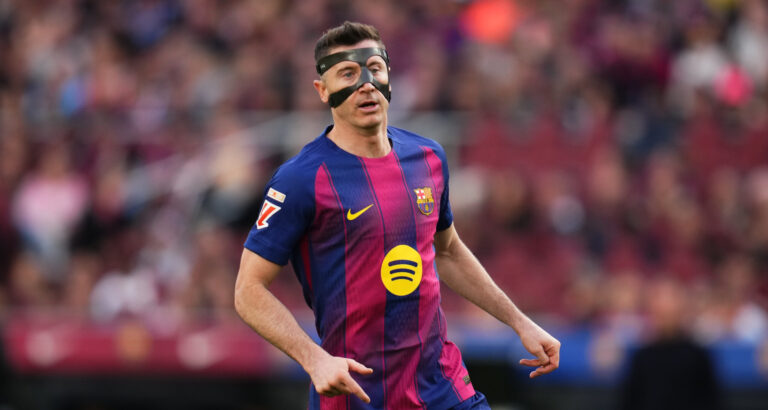 Robert Lewandowski of FC BarcelonaLa Liga EA Sports match between FC Barcelona and Sevilla FC played at Spotify Camp Nou Stadium on 15 March 2026 in Barcelona, Spain. (Photo by Bagu Blanco / PRESSINPHOTO)
2026.03.16 Barcelona
pilka nozna liga hiszpanska
FC Barcelona - Sevilla FC
Foto pressinphoto/SIPA USA/PressFocus

!!! POLAND ONLY !!!