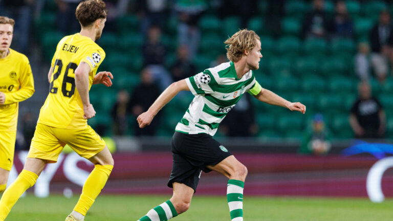 Morten Hjulmand seen during UEFA Champions League Round of 16 game between teams of Sporting CP and FK Bodo Glimt at Estadio Jose Alvalade Maciej Rogowski/Ball Raw Images Lisbon Estadio Jose Alvalade Portugal Copyright: xMaciejxRogowskix maciejrogowski_sporting_bodo_2526_ROG6464
2026.03.17 Lizbona
pilka nozna liga mistrzow
Sporting Lizbona - FK Bodo/Glimt

Foto IMAGO/PressFocus

!!! POLAND ONLY !!!