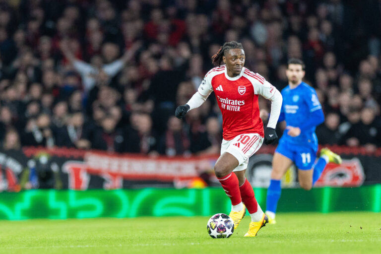 Arsenal v Bayer Leverkusen, Champions League Arsenal midfielder Eberechi Eze 10 during the Champions League match between Arsenal and Bayer Leverkusen at the Emirates Stadium, London, UK on 17 March 2026. London Emirates Stadium Greater London UK Editorial use only , Copyright: xToyinxOshodix PSI-23909-0017
2026.03.17 Londyn
pilka nozna liga mistrzow
Arsenal Londyn - Bayer 04 Leverkusen

Foto IMAGO/PressFocus

!!! POLAND ONLY !!!