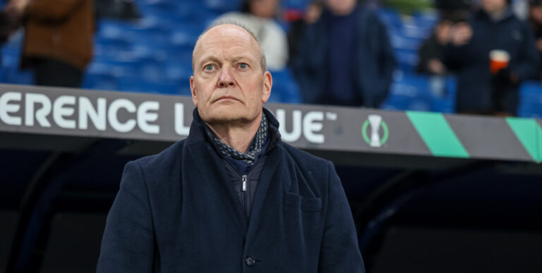 2026.03.19 Krakow
Pilka nozna UEFA Liga Konferencji Faza Play-off 1/8 finalu
Szachtar Donieck - Lech Poznan
N/z Trener Lecha Niels Frederiksen
Foto Pawel Jaskolka / PressFocus

2026.03.19 Cracow
Football UEFA Conference League
FC Shakhtar Donetsk - Lech Poznan
Credit: Pawel Jaskolka / PressFocus