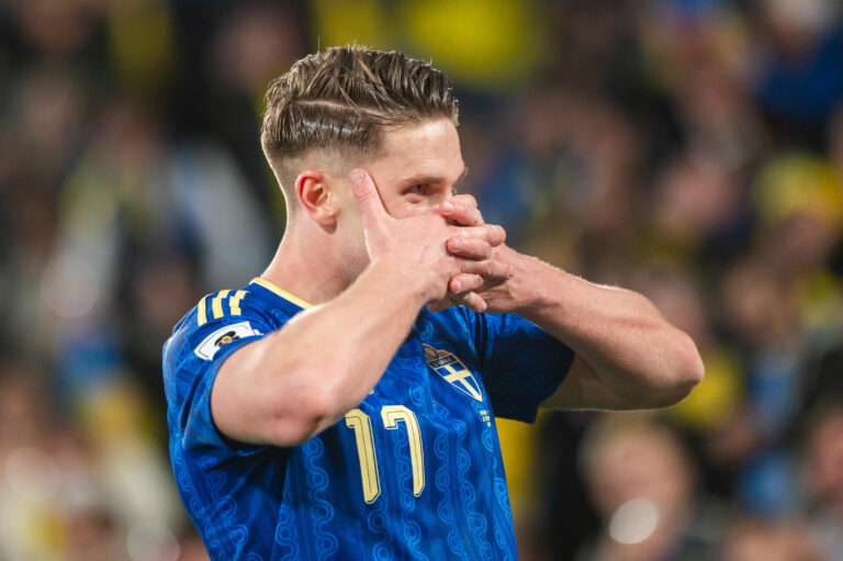 2026.03.26 Walencja
pilka nozna eliminacje do Mistrzostw Swiata polfinał faza play-off sezon 2025/2026
Ukraina - Szwecja
N/z Viktor Gyokeres cieszynka celebration goal radosc
Foto Gleb Soboliev / PressFocus

2026.03.26 Valencia
Football - World Cup play-off semifinal season 2025/2026
Ukraine - Sweden
Viktor Gyokeres cieszynka celebration goal radosc
Credit: Gleb Soboliev / PressFocus