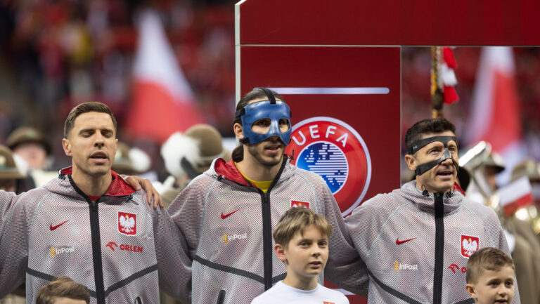 2026.03.26 Warszawa
Pilka nozna Kwalifikacje Mistrzostw Swiata 2026
Polska - Albania
N/z Jan Bednarek, Kamil Grabara, Robert Lewandowski
Foto Marcin Karczewski / PressFocus

2026.03.26 Warszawa
Football - FIFA World Cup 2026 Qualifying round
Poland - Albania
Jan Bednarek, Kamil Grabara, Robert Lewandowski
Credit: Marcin Karczewski / PressFocus