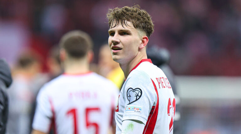 2026.03.26 Warszawa
Pilka nozna Kwalifikacje Mistrzostw Swiata 2026
Polska - Albania
N/z Oskar Pietuszewski
Foto Pawel Andrachiewicz / PressFocus

2026.03.26 Warszawa
Football - FIFA World Cup 2026 Qualifying round
Poland - Albania
Oskar Pietuszewski
Credit: Pawel Andrachiewicz / PressFocus