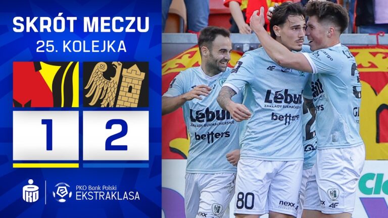 SKRÓT MECZU: Jagiellonia Białystok 1:2 Piast Gliwice