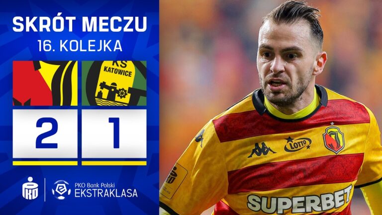 SKRÓT MECZU: Jagiellonia 2:1 GKS Katowice