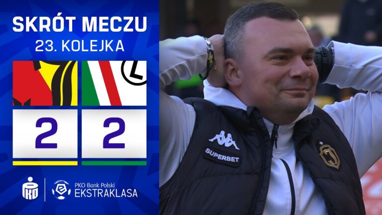 SKRÓT MECZU: Jagiellonia Białystok 2:2 Legia Warszawa