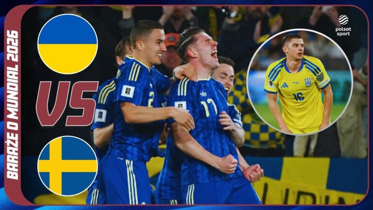 Skrót meczu: Ukraina 1:3 Szwecja