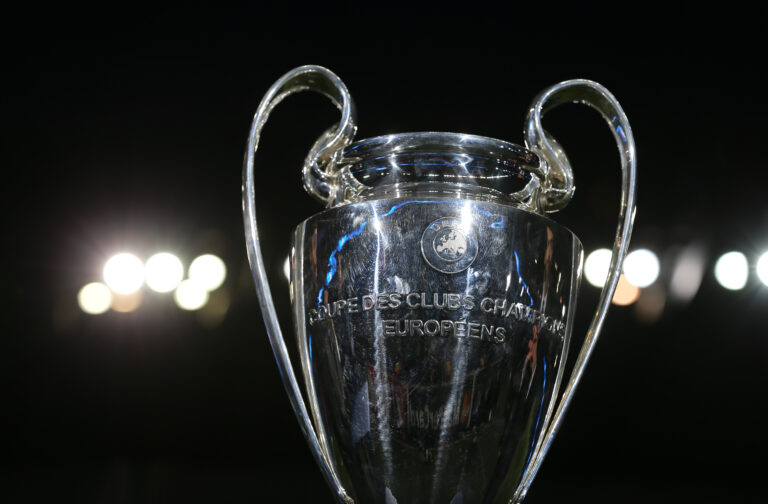 The UEFA Champions League Trophy puchar trofeum
24.02.2015 Manchester
PILKA NOZNA
Liga Mistrzow UEFA Champions League
Manchester City - FC Barcelona
FOTO Matthew Ashton / AMA / PRESSFOCUS

POLAND ONLY!!