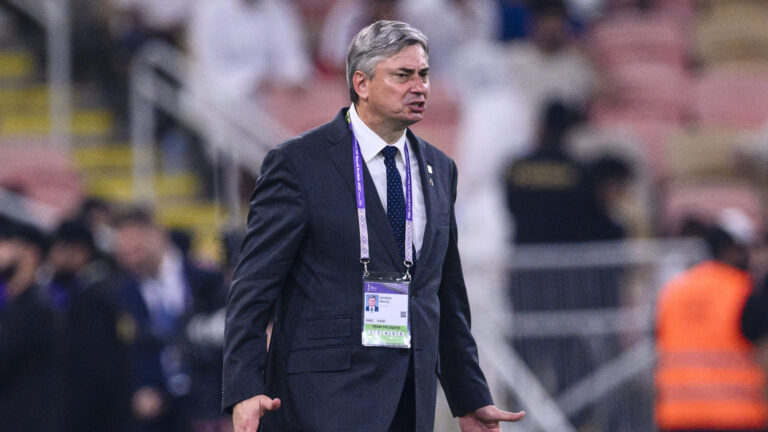 Jeddah, Saudi Arabia - December 19: Urawa Reds Head Coach Maciej Skorza reacts during FIFA Club World Cup Semi final match between Urawa Reds and Manchester City at King Abdullah Sports City on December 19, 2023 in Jeddah, Saudi Arabia. (Photo by Just Pictures) (Photo by Eurasia Sport Images/Just Pictures/Sipa USA)
2023.12.19 Jeddah
pilka nozna , klubowe mistrzostwa swiata w pilce noznej 2023
Urawa Reds - Manchester City FC
Foto Eurasia Sport Images/Just Pictures/SIPA USA/PressFocus

!!! POLAND ONLY !!!