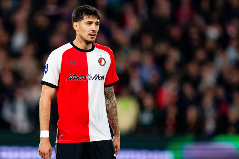 Eredivisie: Feyenoord v PEC Zwolle Rotterdam - Jakub Moder of Feyenoord during the thirtieth round of the 2024/2025 Eredivisie season. The match is set between Feyenoord and PEC Zwolle at Stadion Feijenoord De Kuip on 25 April 2025 in Rotterdam, The Netherlands. Copyright: xYannickxVerhoevenx
2025.04.25 Rotterdam
pilka nozna , liga holenderska
Feyenoord Rotterdam - PEC Zwolle
Foto IMAGO/PressFocus

!!! POLAND ONLY !!!