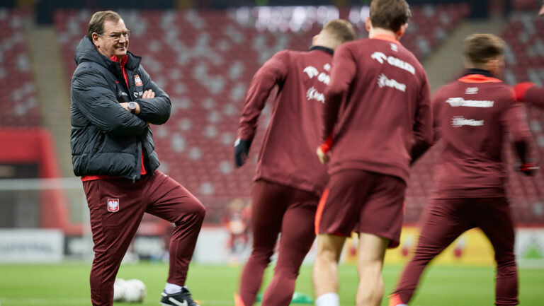 2025.11.12, Warszawa 
Pilka nozna, Reprezentacja Polski 
Trening przed meczem Polska - Holandia 
N/z Jan Urban 
Fot Rafal Oleksiewicz / PressFocus