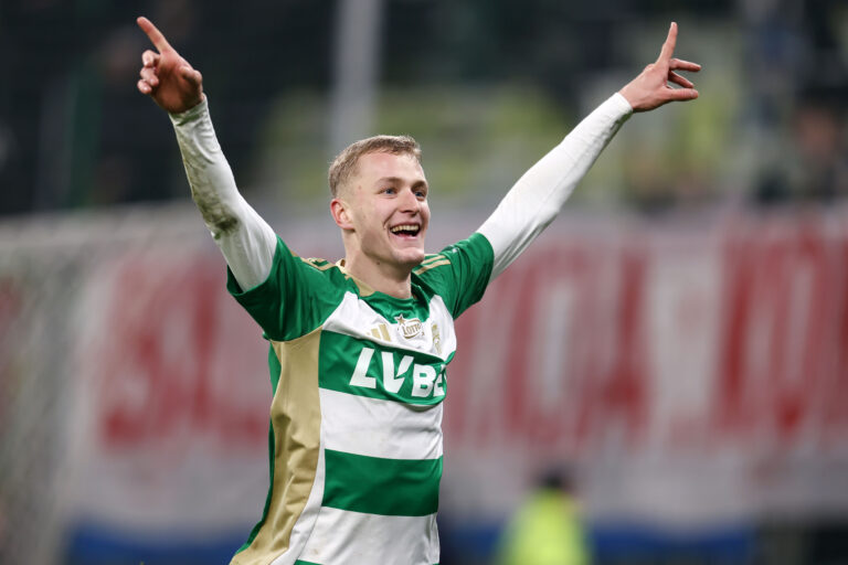 2025.12.05 Gdansk Pilka nozna PKO BP Ekstraklasa sezon 2025/2026 Lechia Gdansk - Gornik Zabrze N/z Tomas Bobcek gol bramka radosc Foto Piotr Matusewicz / PressFocus

2025.12.05 Gdansk
Football Polish PKO BP Ekstraklasa season 2025/2026 
Lechia Gdansk - Gornik Zabrze 
Tomas Bobcek gol bramka radosc 
Credit: Piotr Matusewicz / PressFocus