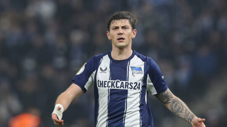 10.02.2026, xtgx, Fussball DFB-Pokal Viertelfinale, Hertha BSC Berlin - SC Freiburg emspor, v.l. Dawid Kownacki Hertha, 9 DFL/DFB REGULATIONS PROHIBIT ANY USE OF PHOTOGRAPHS as IMAGE SEQUENCES and/or QUASI-VIDEO Berlin *** 10 02 2026, xtgx, Fussball DFB Pokal Viertelfinale, Hertha BSC Berlin SC Freiburg emspor, v l Dawid Kownacki Hertha, 9 DFL DFB REGULATIONS PROHIBIT ANY USE OF PHOTOGRAPHS as IMAGE SEQUENCES and or QUASI VIDEO Berlin
2026.02.10 Berlin
pilka nozna Puchar Niemiec
Hertha BSC Berlin - SC Freiburg
Foto IMAGO/PressFocus

!!! POLAND ONLY !!!