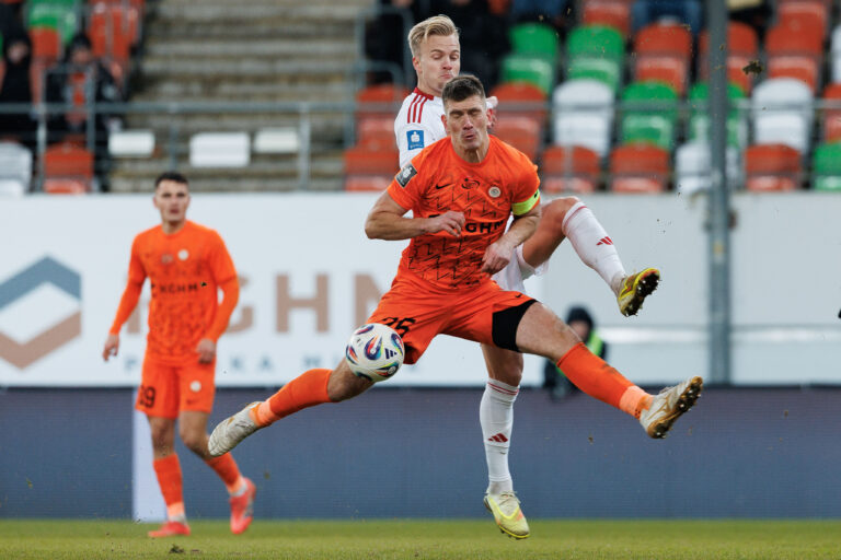 2026.02.14 Lubin
Pilka nozna PKO Ekstraklasa sezon 2025/2026
KGHM Zaglebie Lubin - Rakow Czestochowa
N/z Michal Nalepa Jonatan Braut Brunes
Foto Tomasz Folta / PressFocus

2026.02.14 Lubin
Football PKO Ekstraklasa season 2025/2026
KGHM Zaglebie Lubin - Rakow Czestochowa
Michal Nalepa Jonatan Braut Brunes
Credit: Tomasz Folta / PressFocus