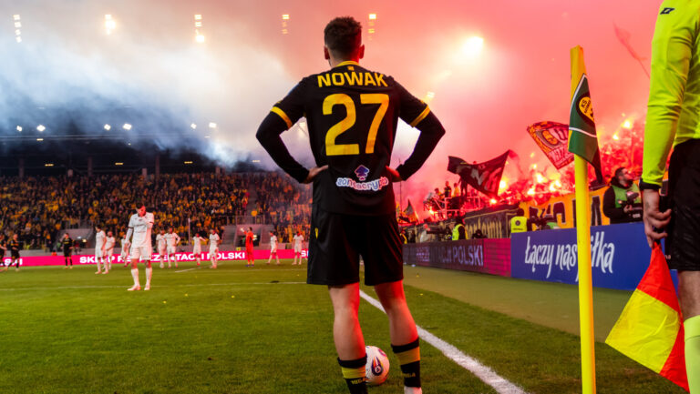 2026.03.03 Katowice
pilka nozna Puchar Polski Sezon 2025/2026
GKS Katowice - Widzew Lodz
N/z Bartosz Nowak GKS Katowice kibice race oprawa
Foto Gleb Soboliev / PressFocus

2026.03.03 Katowice
Football Polish Cup 2025/2026 
GKS Katowice - Widzew Lodz
Bartosz Nowak GKS Katowice kibice race oprawa
Credit: Gleb Soboliev / PressFocus