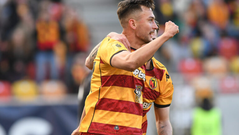 2026.03.14 Bialystok  Pilka nozna PKO Ekstraklasa sezon 2025/2026 25. kolejka rozgrywek Jagiellonia Bialystok (zolto-czerwone) - Piast Gliwice N/z Bartlomiej Wdowik Foto Michal Kosc / PressFocus 
2026.03.14 Bialystok Football Polish PKO Ekstraklasa season 2025/2026 Jagiellonia Bialystok - Piast Gliwice Credit Michal Kosc / PressFocus