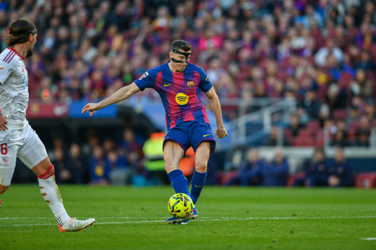 FC Barcelona, Barca v SEVILLA FC SPOTIFY CAMP NOU.BARCELONA. March 15,2026 FC BARCELONA vs SEVILLA FC March 15 ,2026 Robert Lewandowski 9 of FC Barcelona during the match between FC Barcelona and Sevilla FC corresponding to the twenty-eight day of La Liga EA Sports at Spotify Camp Nou in Barcelona, Spain. Barcelona ESP Copyright: xS.xRosx
2026.03.15 Barcelona
pilka nozna , liga hiszpanska
FC Barcelona - Sevilla FC
Foto IMAGO/PressFocus

!!! POLAND ONLY !!!