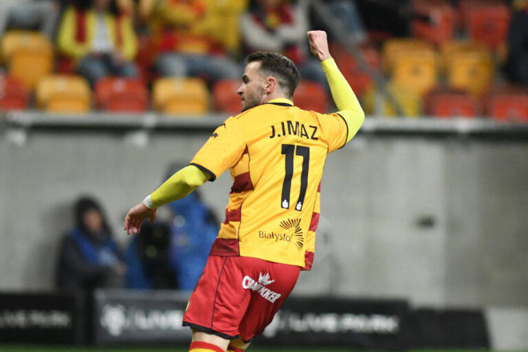 2026.03.21 Bialystok Pilka nozna PKO Ekstraklasa sezon 2025/2026 Mecz 26. kolejki rozgrywek Jagiellonia Bialystok (zolto-czerwone) - Wisla Plock N/z Jesus Imaz Foto Michal Kosc / PressFocus 
2026.03.21 Bialystok Football Polish PKO Ekstraklasa season 2025/2026 Jagiellonia Bialystok - Wisla Plock Credit Michal Kosc / PressFocus