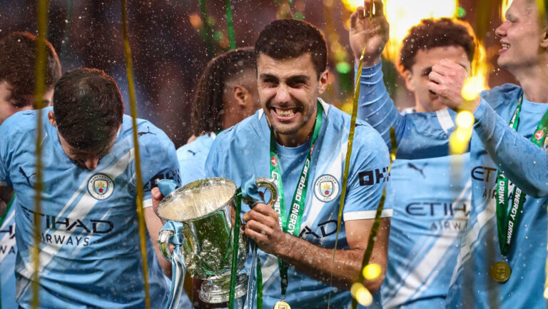 Arsenal v Manchester City, Carabao Cup Final Rodri of Manchester City lifts the trophy after the Arsenal v Manchester City Carabao Cup Final match at Wembley Stadium, London, England on 22 March 2026 Credit: Ian Stephen/Every Second Media Editorial use only. All images are copyright Every Second Media Limited. No images may be reproduced without prior permission. All rights reserved. Premier League and Football League images are subject to licensing agreements with Football DataCo Limited. see https://www.football-dataco.com Copyright: xIMAGO/EveryxSecondxMediax ESM-1873-0108 IanxStephenx/xEveryxSecondxMediax
2026.03.22 Londyn
pilka nozna puchar Ligii angielskiej
Arsenal Londyn - Manchester City

Foto IMAGO/PressFocus

!!! POLAND ONLY !!!