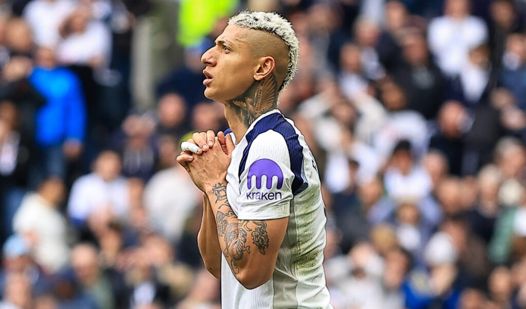Tottenham Hotspur v Nottingham Forest, Premier League Tottenham Hotspur Forward Richarlison 9 during the Premier League match between Tottenham Hotspur and Nottingham Forest at Tottenham Hotspur Stadium, London, UK on 22 March 2026. London Tottenham Hotspur Stadium London UK Editorial use only DataCo restrictions apply See www.football-dataco.com , Copyright: xChrisxFoxwellx PSI-23945-0211
2026.03.22 Londyn
pilka nozna liga angielska
Tottenham Hotspur - Nottingham Forest

Foto IMAGO/PressFocus

!!! POLAND ONLY !!!