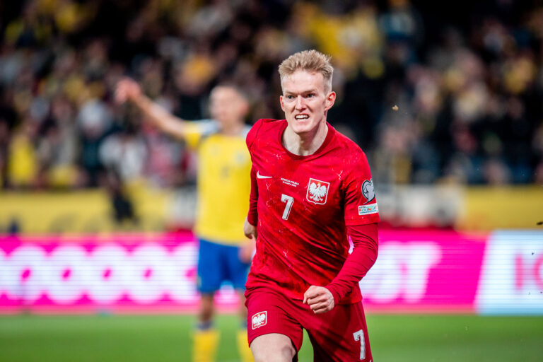 2026.03.31 Sztokholm
Pilka nozna Kwalifikacje Mistrzostw Swiata 2026, Solna, Strawberry Arena, final barazy
Szwecja - Polska
N/z Karol Swiderski gol radosc bramka goal
Foto Mateusz Porzucek PressFocus

2026.03.31 Sztokholm
Stockholm, Football - FIFA World Cup 2026 Qualifying round, final play-off
Sweden - Poland
Szwecja - Polska
Karol Swiderski gol radosc bramka goal
Credit: Mateusz Porzucek PressFocus