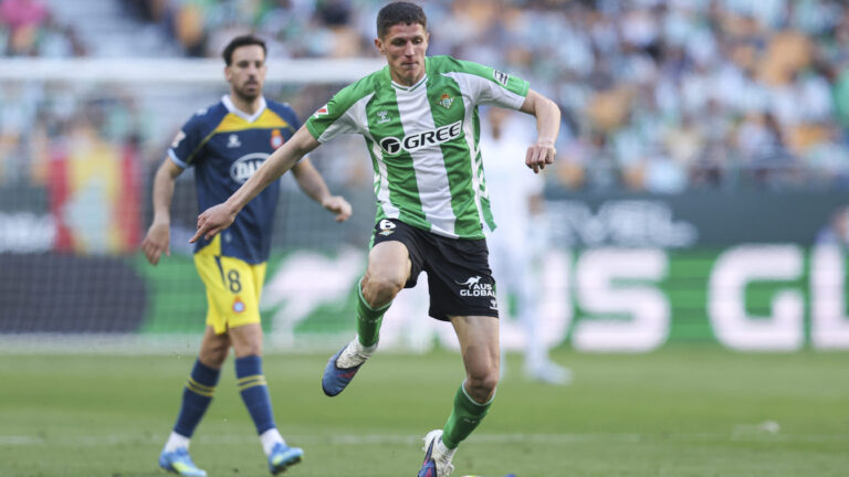 Sergi Altimira of Real Betis  during the La Liga EA Sports match between Real Betis and RCD Espanyol played at La Cartuja Stadium on April 4, 2026 in Sevilla, Spain. (Photo by Antonio Pozo / PRESSINPHOTO)
2026.04.04 Sewilla
pilka nozna liga hiszpanska
Real Betis Sewilla - RCD Espanyol Barcelona
Foto pressinphoto/SIPA USA/PressFocus

!!! POLAND ONLY !!!