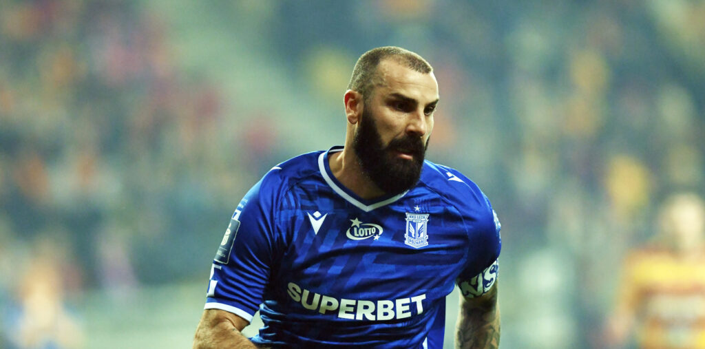 2026.04.04 Bialystok Pilka nozna PKO Ekstraklasa sezon 2025/2026 Mecz 27. kolejki rozgrywek Jagiellonia Bialystok (zolto-czerwone) - Lech Poznan N/z Mikael Ishak Foto Michal Kosc / PressFocus 
2026.04.04 Bialystok Football Polish PKO Ekstraklasa season 2025/2026 Jagiellonia Bialystok - Lech Poznan Credit Michal Kosc / PressFocus