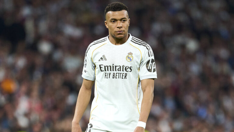 Kylian Mbappe of Real Madrid CF during the UEFA Champions League match between Real Madrid CF and FC Bayern Munchen at Bernabeu Stadium on April 7, 2026. - 07/04/2026 - Spain / Madrid / Madrid - PUBLICATIONxNOTxINxFRAxRUS LGMx/xLexPictorium LePictorium_0331241
2026.04.07 Madryt
pilka nozna , Liga Mistrzow
Real Madryt - Bayern Monachium
Foto IMAGO/PressFocus

!!! POLAND ONLY !!!