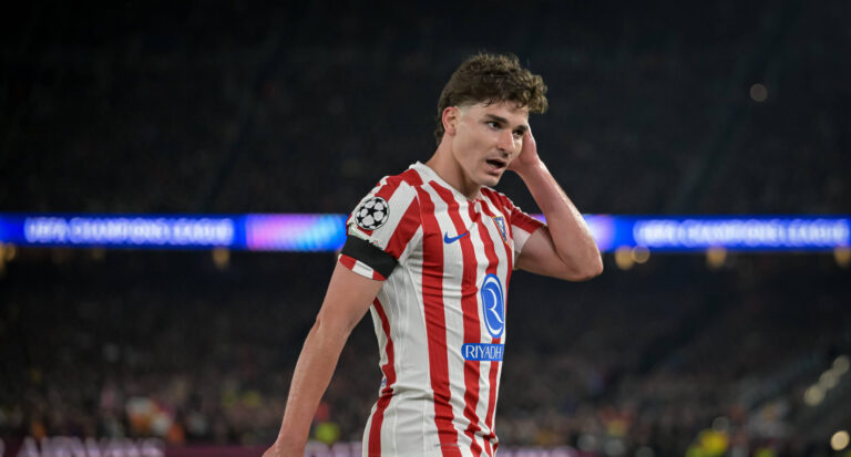 Julian Alvarez Atletico de Madrid seen in action during a UEFA Champions League match between FC Barcelona, Barca and Atletico de Madrid at Spotify Camp Nou in Barcelona, , Spain, on April 08 2026. Photo by Felipe Mondino *** Julian Alvarez Atletico de Madrid seen in action during a UEFA Champions League match between FC Barcelona and Atletico de Madrid at Spotify Camp Nou in Barcelona, , Spain, on April 08 2026 Photo by Felipe Mondino Copyright: xFELIPExMONDINOx
2026.04.08 Barcelona
pilka nozna , Liga Mistrzow
FC Barcelona - Atletico Madryt
Foto IMAGO/PressFocus

!!! POLAND ONLY !!!