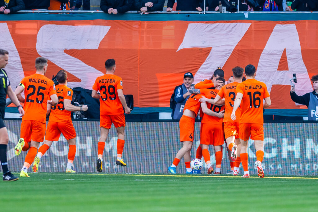 2026.04.11 Lubin
pilka nozna PKO Ekstraklasa sezon 2025/2026
Zaglebie Lubin - Radomiak Radom
N/z Marcel Regula Zaglebie Lubin cieszynka gol bramka radosc
Foto Gleb Soboliev / PressFocus

2026.04.11 Lubin
Football - Polish PKO Ekstraklasa season 2025/2026
Zaglebie Lubin - Radomiak Radom
Marcel Regula Zaglebie Lubin cieszynka gol bramka radosc
Credit: Gleb Soboliev / PressFocus